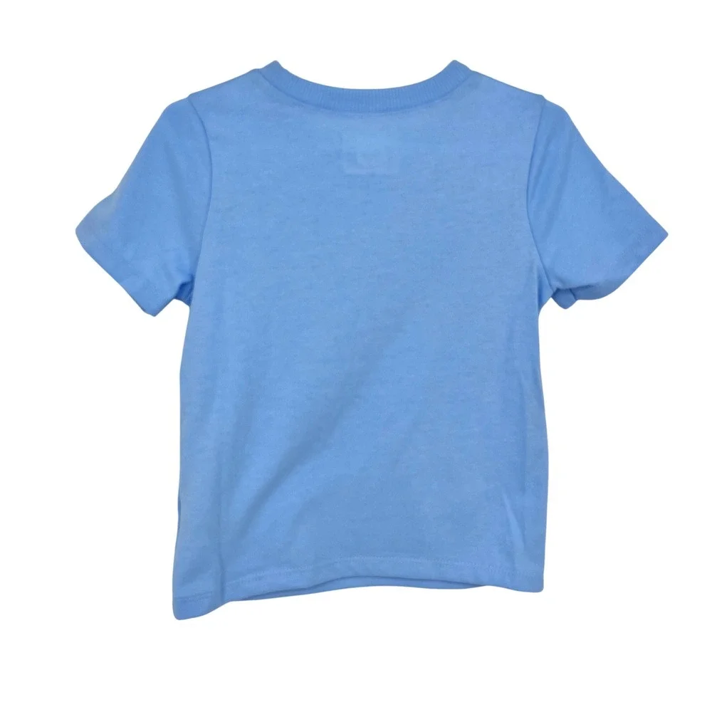 Garanimals T-Shirt Shorts Set Boys 2T Blue Tan Let's Shape the Future NEW